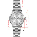 Sunray Dial With Date/Day Men Quartz Steel Watch