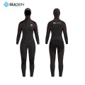 Seaskin Women Scuba Diving Wetsuit 7mm Hooded Wetsuit