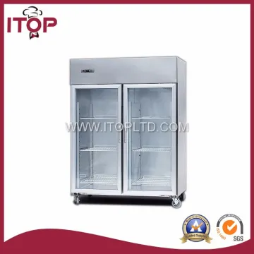 glass door american fridge freezer