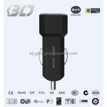 Mobile phone car charger Dual USB hole for Iphone & Samsung