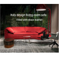 Sofas de tela seccional de la sala de estar del diseño de Italia