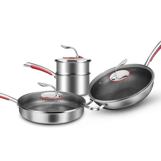 316 Stainless Steel Non-Stick Saucepan and Milk Pot Set: Ideal for Soaking, Cooking, and More