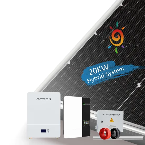 20kW Hybrid Off Grid Solar System with Lithium Battery Power