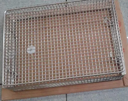 Factory stainless steel wire mesh kitchen cooking basket