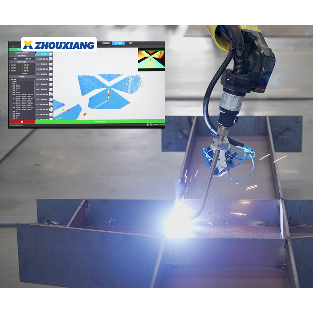 Robotic Welding Station H-Beam 6 Axis Welding Robot