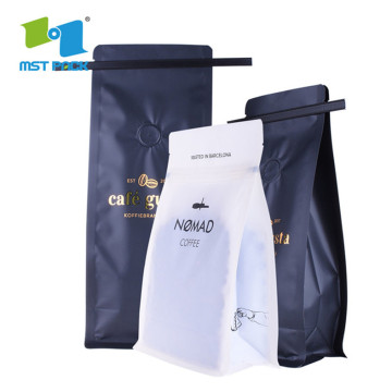 Bolsa de café de materiales personalizados de impresión en huecograbado con Tin-tie