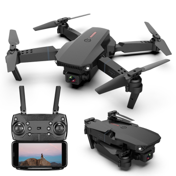 Mini Drones with Dual HD Camera and Wide-Angle Live Video - Guadcopter E88