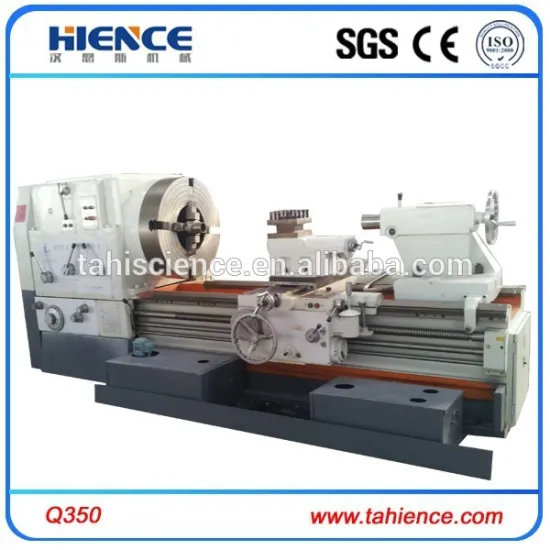Large double chuck metal pipe machine lathe for metal pipe Q350