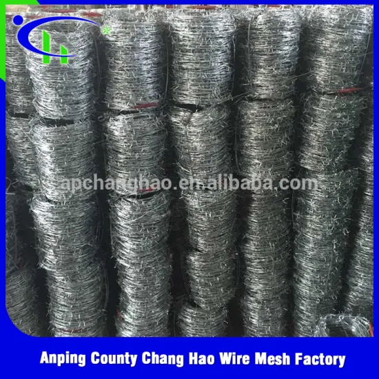 Hot selling products chain link fence top barbed wire from alibaba China