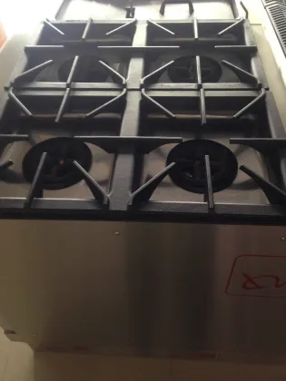 Luxury Western Kitchen Equipment Gas Burner Cooker with Cabinet