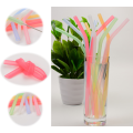 Pailles de silicone transparentes avec des brosses de nettoyage