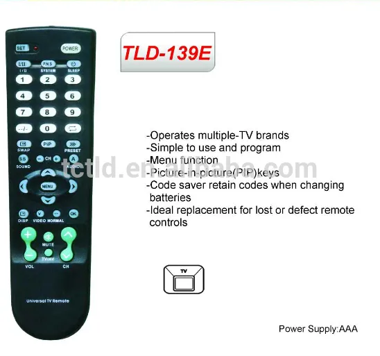 universal use remote control for Russia