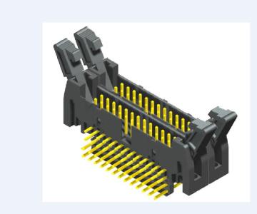 2.54mmイジェクター/ラッチヘッダーコネクタ90°二重層