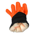 Fluorescent pvc dipped gloves cold and oil resisitant