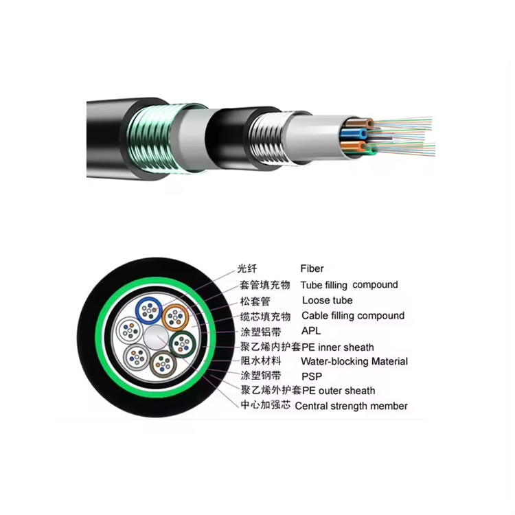 12 core single mode fiber optic cable