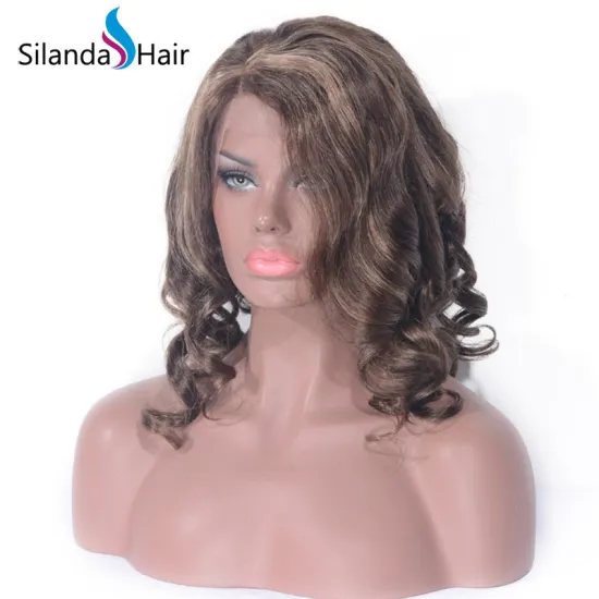 #4-27 Loose Wave Lace Frontal Wigs Brazilian Human Hair Wig