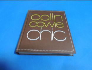A4 / A5 / A6 Pantone Color Leather Bound Book Printing Coat