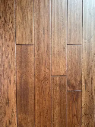 Hickory hardwood flooring / solid wooden floor