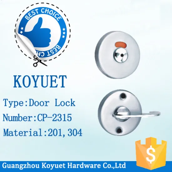 Wholesale Hot Factory Stainless Steel Toilet Cubicles Door Lock