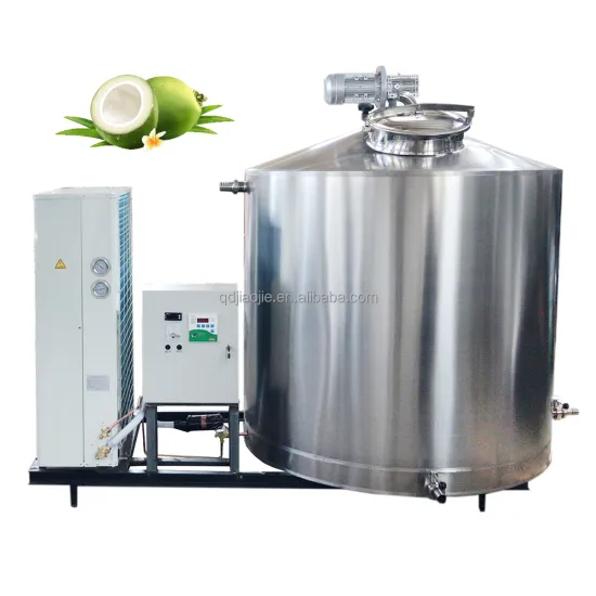 High Quality 1500L 304 Stainless Steel Coconut Milk Cooling and Heating Tank for Sale