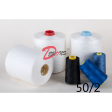 100% Polyester 50S/2 RW Yarn