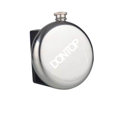 Hot Selling Stainless Steel 6oz Round Hip Flask with Mirror Polishing