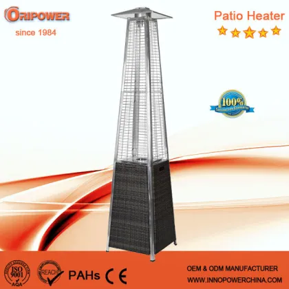 High Efficiency patio flame heaters