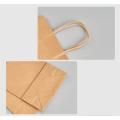 Take Away Kraft Paper Tote Stand Up Bag