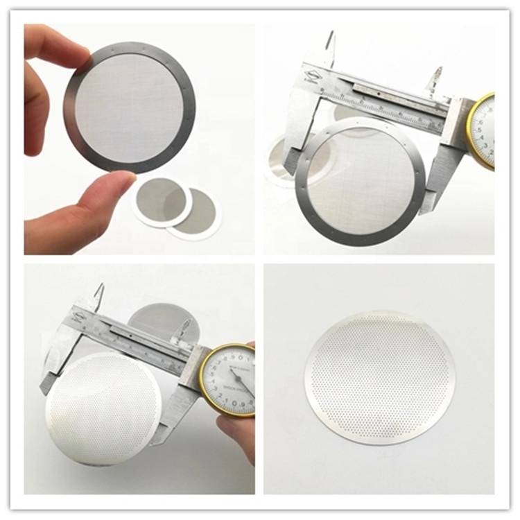 60 Micron Reusable Disk Filter for Coffee Makers