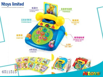 6511515 CARTOON TELEPHONE MUSIC TOY