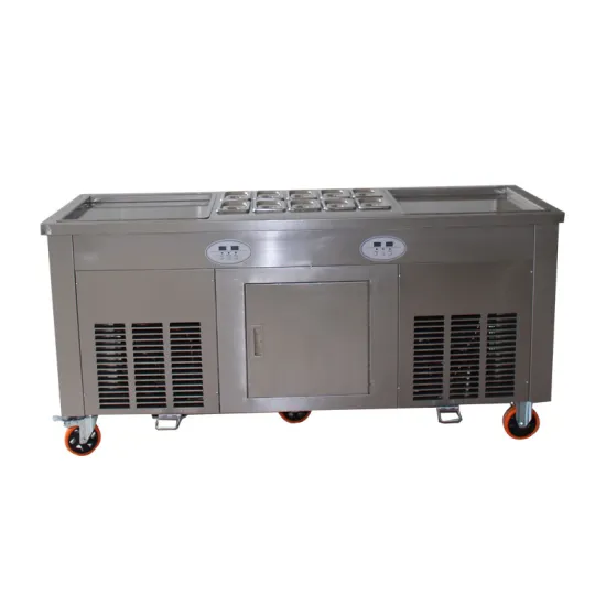 Mini Ice Cream Rolls Machine: Three Compressors Fried Ice Cream Roll Maker