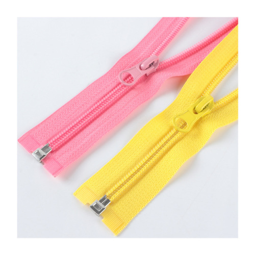 Nylon Zipper Bag Accessories Colored Nylon Zippers For Garments Factory