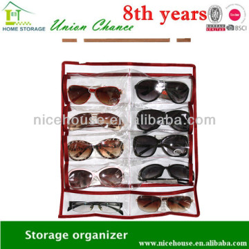 sunglasses hanging fabric wall storage organizer bag