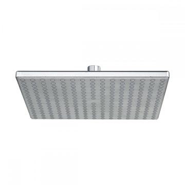 Silver Square plating abs plastic overhead head shower