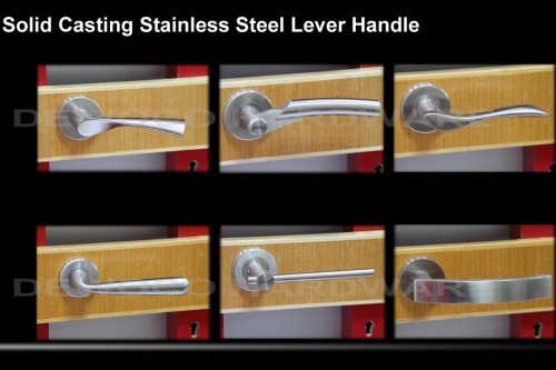 tainless Steel Solid Casting Lever Door Handle