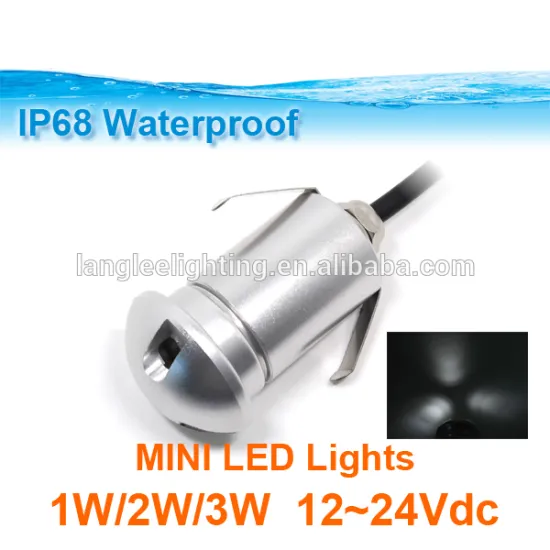 Mini Size Recessed Underground LED Light 12-24VDC IP68