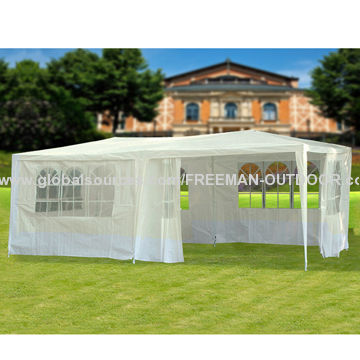3x6m gazebo tent, with church windows and door