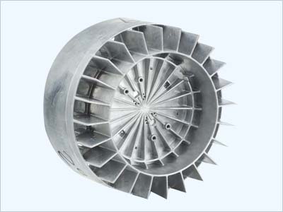 Aluminum Die Casting Lamp Heatsink Round Parts