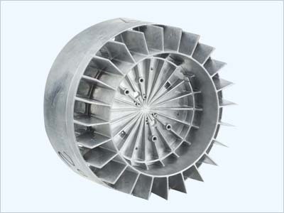 Aluminium-Druckguss-Lampen-Kühlkörper-runde Teile