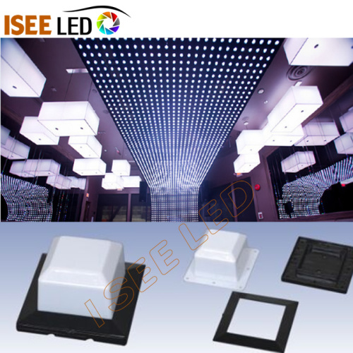 50mm Kare DMX Dijital RGB Led Piksel Işık