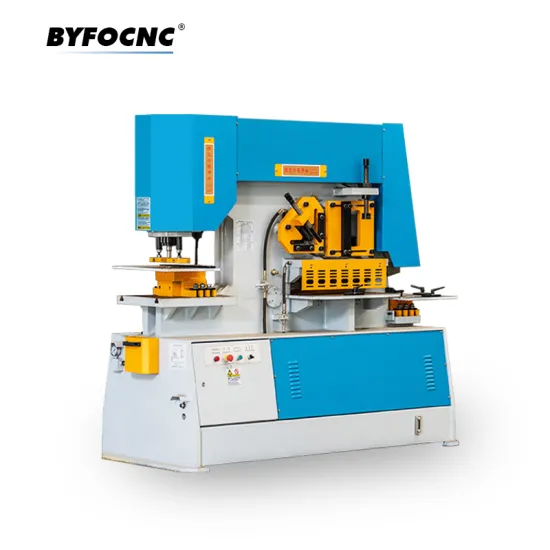 Combined Metal Cutting Machine: Punching and Shearing Mechanical Ironworker