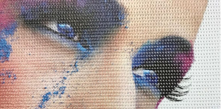 vinyl mesh fabric printing