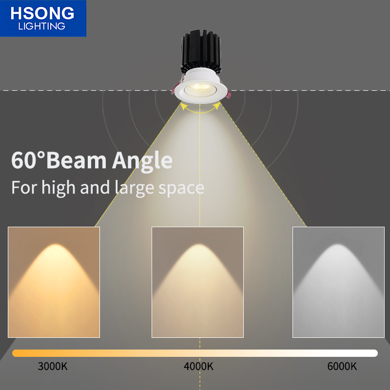 40W Downlight High Lumens Dimming Spotlights for station