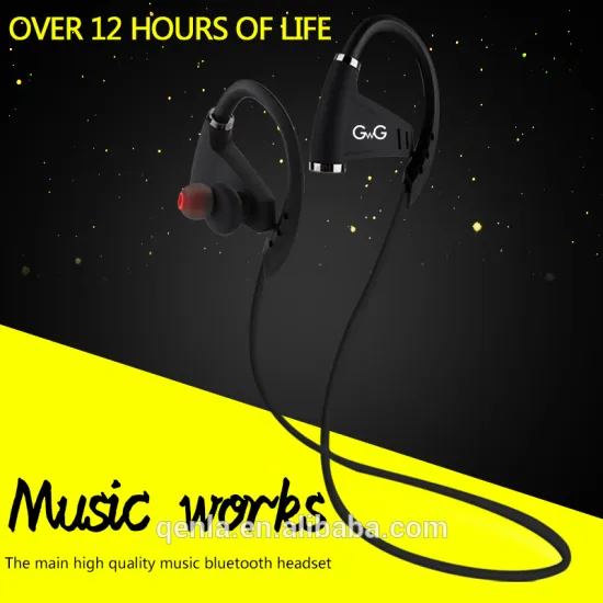 2017 New Sport Waterproof headphones portable Wireless stereo OEM bluetooth earbuds Factory