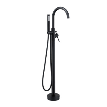 Floor Mount Tub Filler With Hand Shower