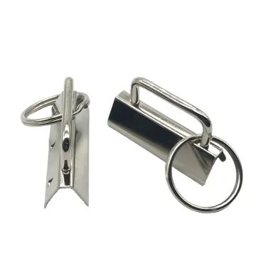 Key Fob Hardware: Iron Tail Clips, Keychain Split Rings, and Wristlet Clips