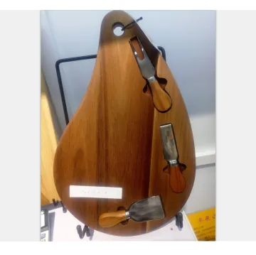 Natural acacia wood cheese board