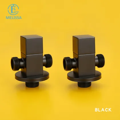 Melissa Brass Black Double Outlet Valve