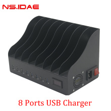8 puertos USB Charger 40W Power