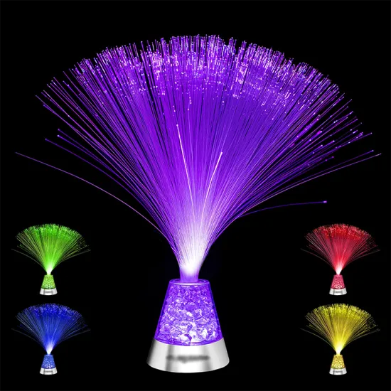 Stress-relieving Multicolor Fiber Optic Lamp: A Sensory Light Gift for Children with Autism - Perfect for Christmas